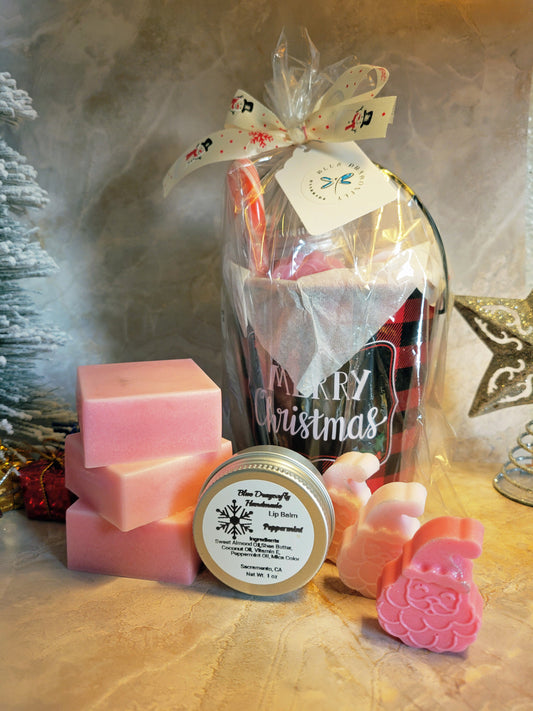 Glycerin Soap Bucket Holiday Gift Set